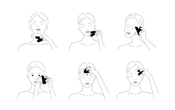 چطور از گواشا استفاده کنیم؟